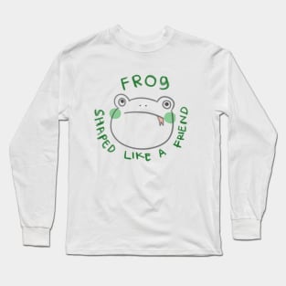 frog shaped like a friend Long Sleeve T-Shirt